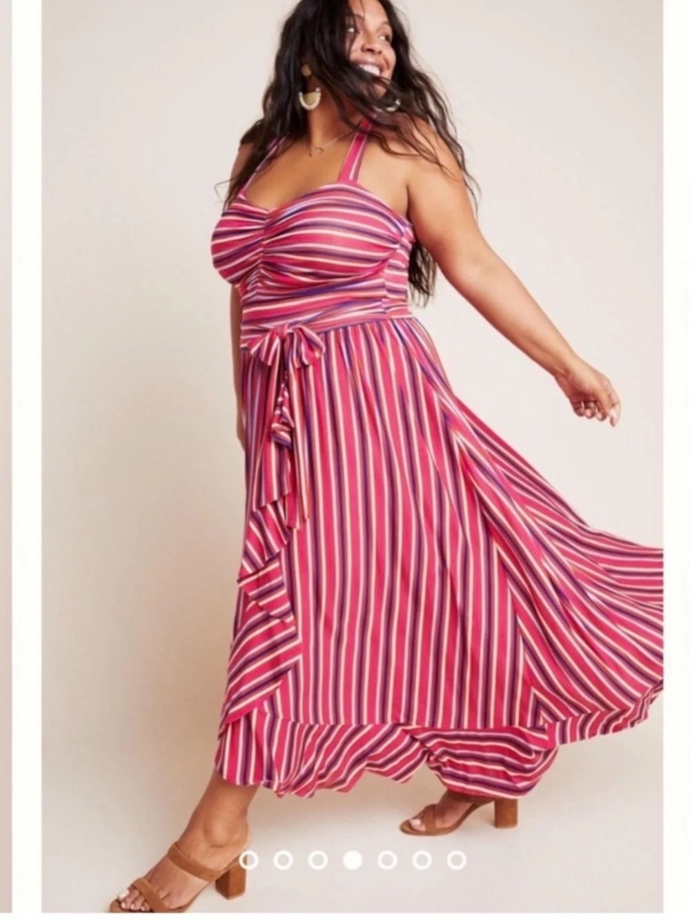 Maeve Gabriela Maxi Ruffled Dress
